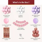 Happy Birthday Balloon Decoration Kit, Multicolor, Pack Of 65