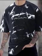 Cotton Round Neck Printed T-Shirt for Men 