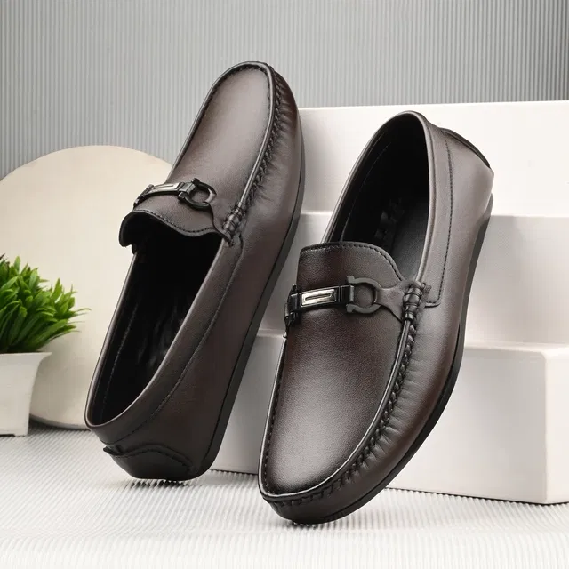 Loafers for Men (Brown, 8)