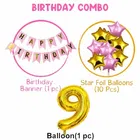 9th Happy Birthday Balloon Decoration Kit, PInk, Set of 1