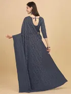 Net Floral Saree for Women 