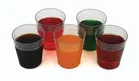 Set of 6 Ring Plastic Glass