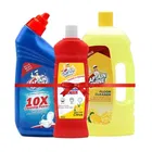 Captain Shine Floor Cleaner 1 L (Citrus) + Captain Shine Toilet Cleaner 1 L + Captain Shine Bathroom Cleaner 500 ml