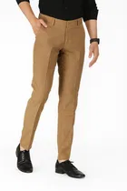 Poly Non Lycra Slim Fit Trouser for Men 