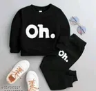 Hosiery Cotton Full Sleeves T-Shirt with Pant Clothing Set for Kids 