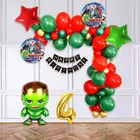 Hulk Theme 4th Birthday Balloon Decoration Kit For Kids, Multicolor, Pack Of 53