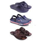 Combo of Slippers with Clogs & Flipflops for Men 