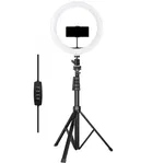 Tecsox 12 Inch Ring Light With Tripod, Reels Set, 3 Modes, Video Maker Ring Flash 
