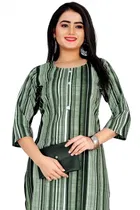 A-Line Crepe Kurti for Women 