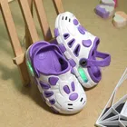 Clogs for Boys (Purple & White, 5C)