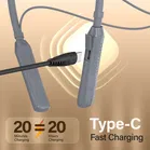 Aroma NB124 Avenger Upto 100 Hours Playtime*,ENC, Voice Changer Fast Charging Neckband Bluetooth  