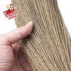 Captain Shine Grass Broom with Plastic Handle, 2x350g [Net], 112cm 