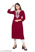 Viscose Rayon Printed Kurti for Women 