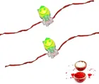 Plastic Green Boy Rakhi 