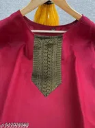 Cotton Kurti for Women,  Red  