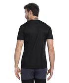 Poly Blend T-shirts for Men, Black 
