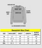 Fleece Printed Sweatshirt for Men, Black 
