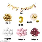 49 Pcs 3rd Birthday Decoration kit, Multicolour, Set of 1
