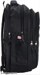 Polyester Backpack for Men & Women, Black