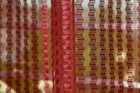 Sheer Plain Maroon Door Curtain 7ft Pack of 1