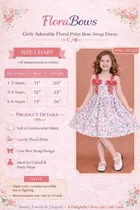 Printed Party Wear Dress for Girls 