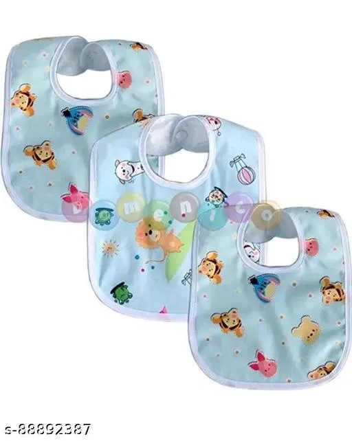 Best Quality Baby Bibs Pack Of 3 Chit Buttoned Waterproof