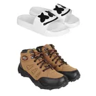 Combo of Casual Shoes with Sliders for Men 