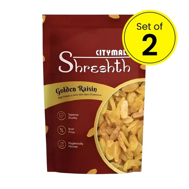 Citymall Shreshth Raisin/Kishmish 2X200 g (Set of 2)