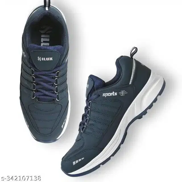 Sports Shoes for Men (Navy Blue, 8)