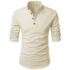 Trendy Cotton Full Sleeves Short Kurta For Men 