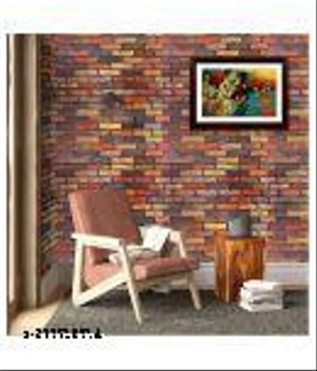 Bliss Vinyl Wallpaper for Home (Multicolor, 45x500 cm)