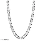 Silver Plated Alloy Chain for Men