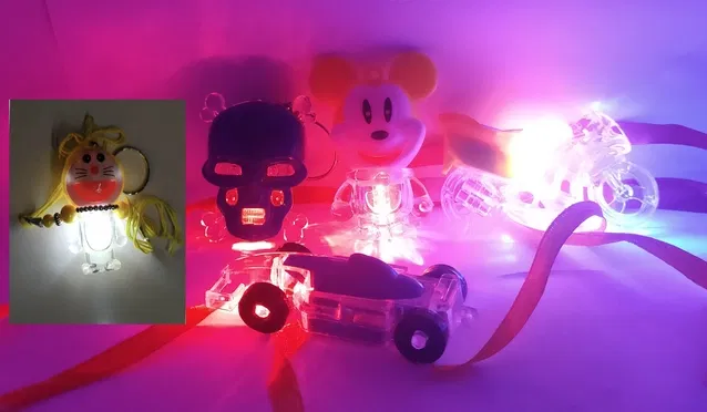 Plastic Kids Light Rakhi for Kids (Multicolor, Pack of 5)