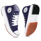 Casual Shoes for Women (Blue & White, 4)