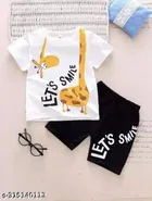Cotton Printed Clothing Set for Boys 