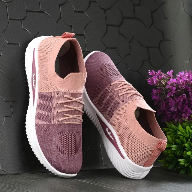 Casual Shoes for Women (Pink, 9)