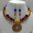 Elegant Alloy & Pearl Jewellery Sets