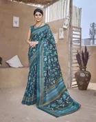 Art Silk Printed Saree for Women 