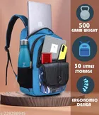 Rubber Backpack for Men & Women, Blue