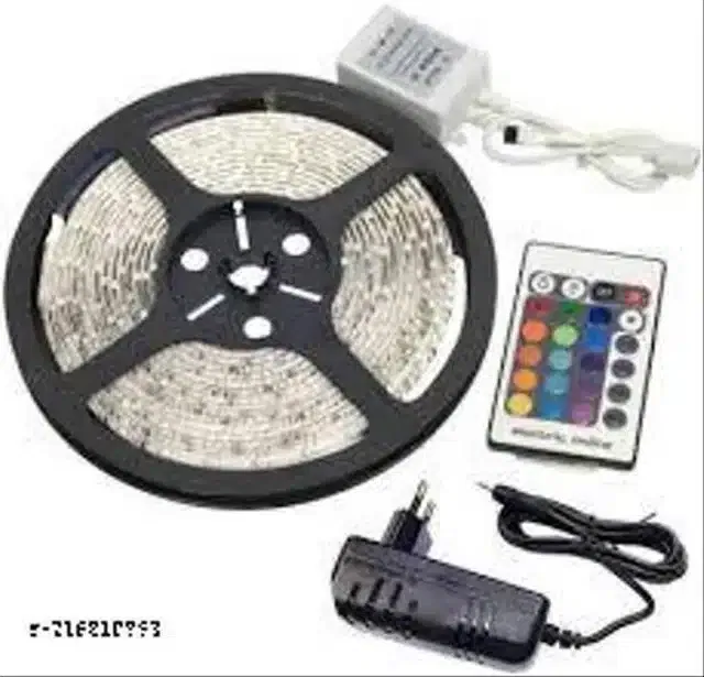 Remote Control LED Strip Lights (Multicolor, 5 m)