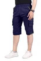 Cotton Solid Capri for Men 