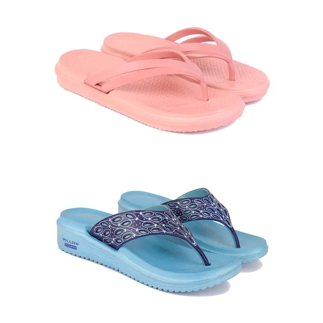 Heels for Women (Multicolor, 8) (Set of 2)