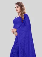 Net Floral Saree for Women 