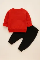 Cotton Blend Printed Clothing Set for Boys 