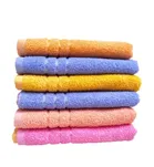 Cotton Solid Hand Towel (Multicolor, Pack of 4)