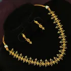 Zircon Gold-plated Necklace Set for Women 