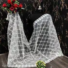 Floral Embroidered Net Dupatta for Women 