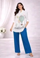 Stylish Printed Kurta Palazzo Set for Women 