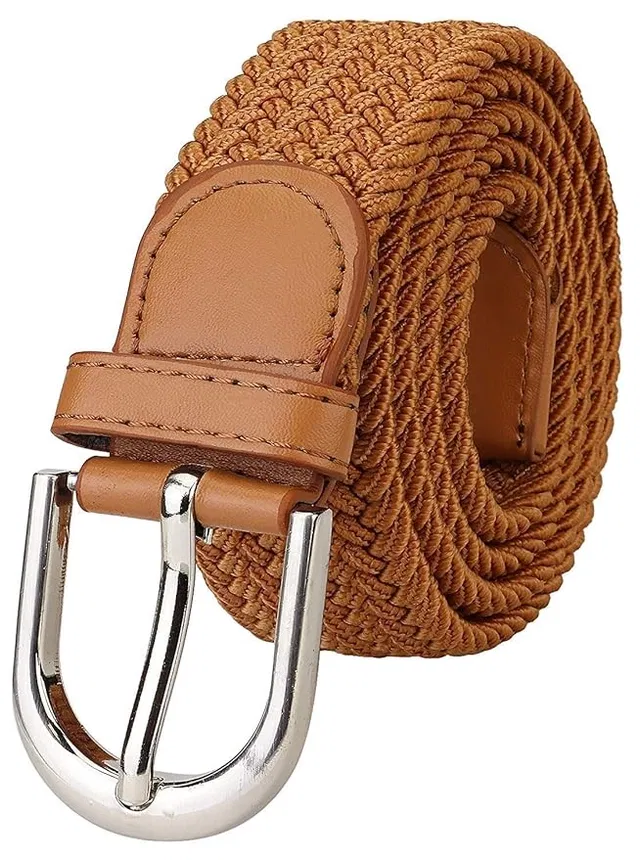 Braided Belt for Men (Brown)