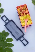 Premium Quality Plastic Tiffin Box 3 Containers Lunch Box  